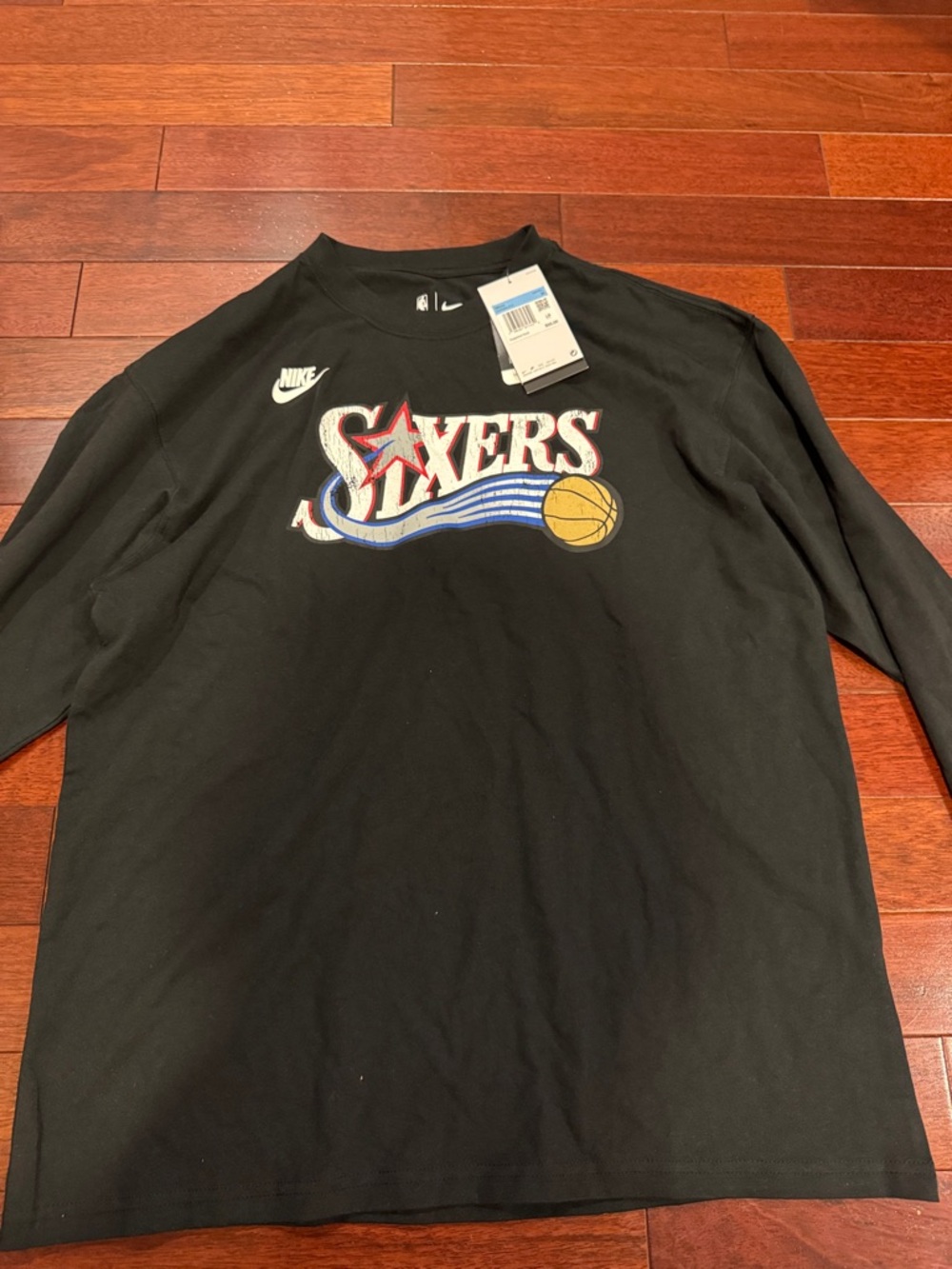 Nike Black Sixers Logo Long Sleeve Tee